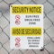 Signmission Gun Free Drug Free Zone Bilingual OSHA Security Notice Sign, Plastic, 7in W x 10in L, 2PK OS-2PACK-SN-P-710-L-11543 - alternate 7